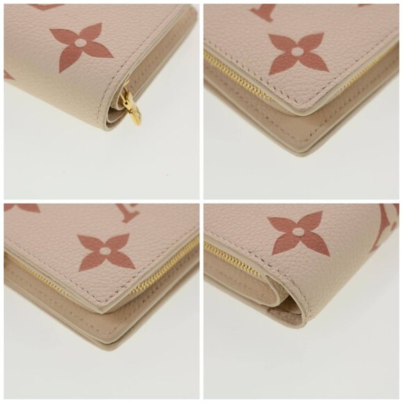 LOUIS VUITTON Monogram Empreinte Portefeuille Clare Wallet White M81927 42904S - Picture 16 of 16